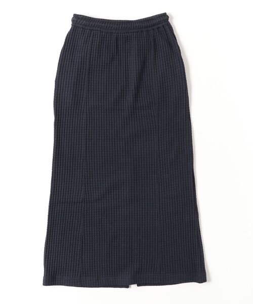 SEAGREEN(シーグリーン)の「SEAGREEN(シーグリーン) BIG WAFFLE SKIRT(スカート・レディース・ネイビー/ブラック/クリーム/ブラウン・2/1)」の7枚目の写真
