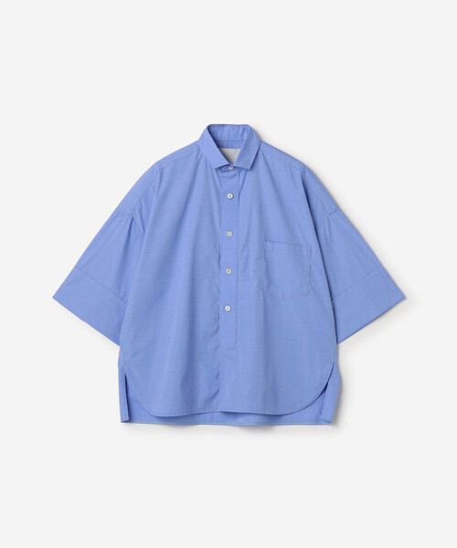 TICCA(ティッカ)の「TICCA | スクエア 半袖ダブルカフスシャツ WOMEN(シャツ/ブラウス・レディース・ブルー・F)」の13枚目の写真