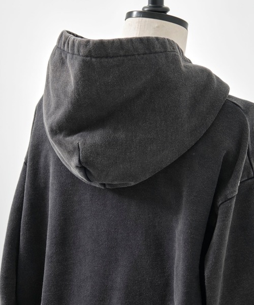 TAAKK(ターク)の「【TAAKK/ターク】Zip Hoodie/ジップフーディー/ウォッシャブル(パーカー・レディース・ブラック/ブルー・1)」の11枚目の写真
