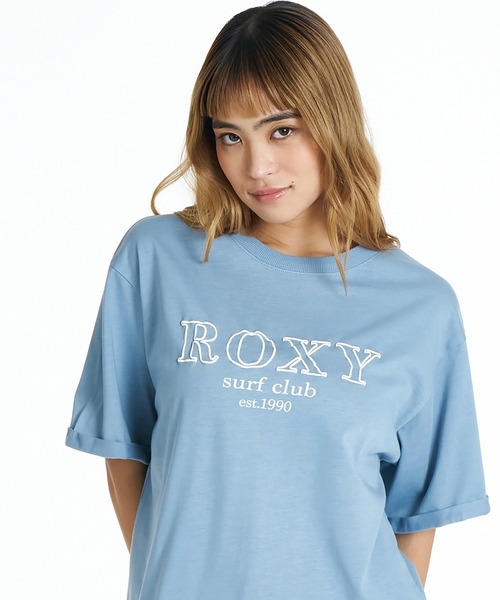 ROXY(ロキシー)の「ROXY SURF CLUB Tシャツ 抗菌防臭/接触冷感 【2026年夏モデル】(Tシャツ/カットソー・レディース・ブルー/ブラック/ホワイト/ピンク・LARGE/MEDIUM/SMALL)」の3枚目の写真