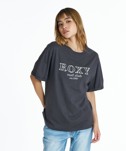 ROXY(ロキシー)の「ROXY SURF CLUB Tシャツ 抗菌防臭/接触冷感 【2026年夏モデル】(Tシャツ/カットソー・レディース・ブルー/ブラック/ホワイト/ピンク・LARGE/MEDIUM/SMALL)」の2枚目の写真