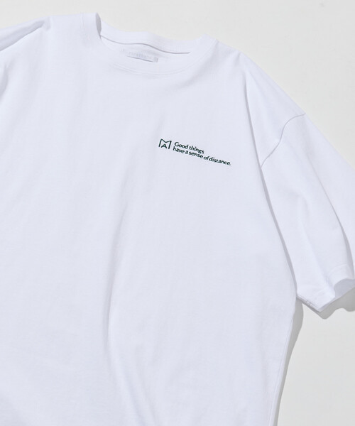 Firsthand(ファーストハンド)の「MA Firsthand/マ ファーストハンド MA ベーシック ロゴ 刺繍 ショートスリーブ Tシャツ(Tシャツ/カットソー・メンズ・ブラック/ホワイト/ブルー/オフホワイト・MEDIUM/SMALL/LARGE)」の6枚目の写真