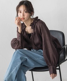 ラスターラミーカルゼブラウス