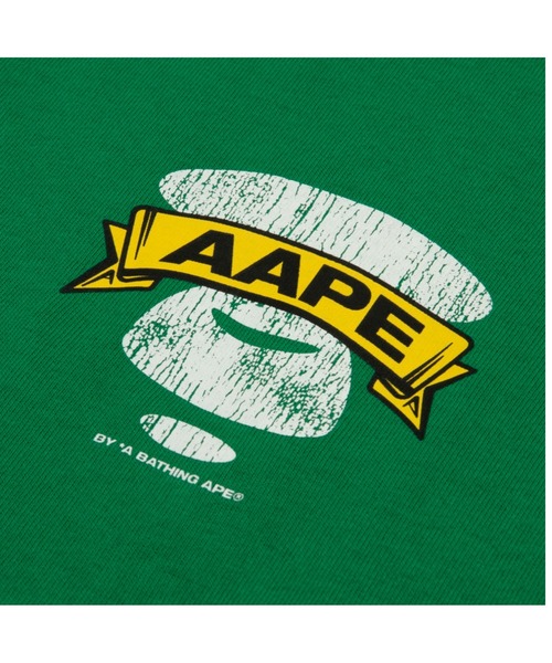 AAPE BY A BATHING APE(エーエイプバイアベイシングエイプ)の「AAPE THEME MAIN TEE(Tシャツ/カットソー・メンズ・グリーン系その他5/ブラック・X-LARGE/SMALL/MEDIUM/LARGE/XX-LARGE)」の7枚目の写真