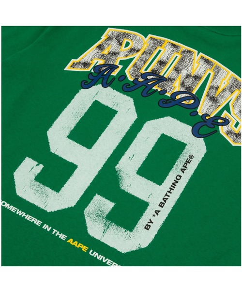 AAPE BY A BATHING APE(エーエイプバイアベイシングエイプ)の「AAPE THEME MAIN TEE(Tシャツ/カットソー・メンズ・グリーン系その他5/ブラック・X-LARGE/SMALL/MEDIUM/LARGE/XX-LARGE)」の8枚目の写真