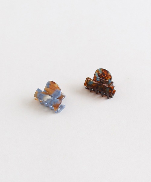 IRADOWL(アイラドール)の「ニュアンスマルチ柄ミニヘアクリップ(バレッタ/ヘアクリップ・レディース・B/E/D/C/A・FREE)」の9枚目の写真