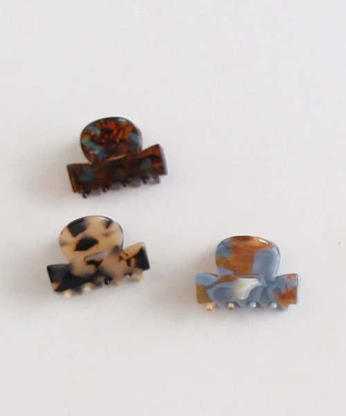 IRADOWL(アイラドール)の「ニュアンスマルチ柄ミニヘアクリップ(バレッタ/ヘアクリップ・レディース・B/E/D/C/A・FREE)」の11枚目の写真