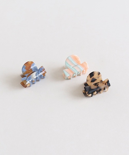 IRADOWL(アイラドール)の「ニュアンスマルチ柄ミニヘアクリップ(バレッタ/ヘアクリップ・レディース・B/E/D/C/A・FREE)」の12枚目の写真