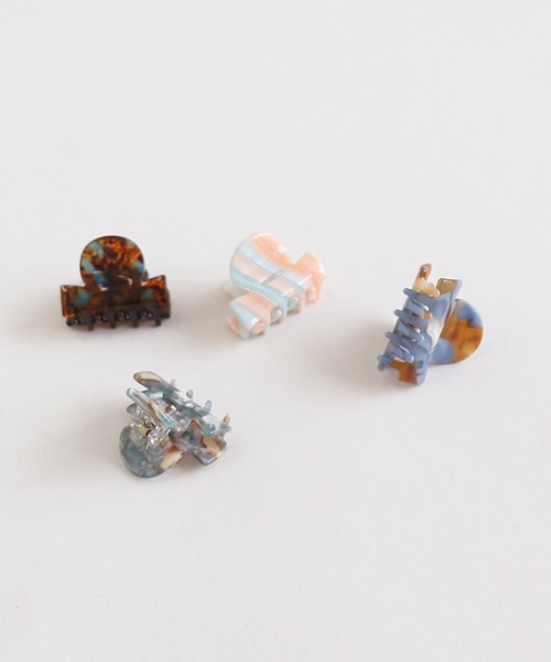 IRADOWL(アイラドール)の「ニュアンスマルチ柄ミニヘアクリップ(バレッタ/ヘアクリップ・レディース・B/E/D/C/A・FREE)」の6枚目の写真