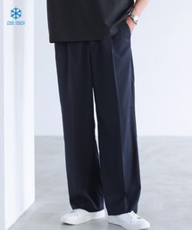 SPU（スプ）の「【接触冷感】上質サマーTRセミワイドスラックス（スラックス）」