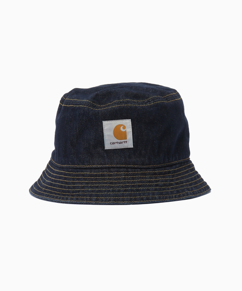 Carhartt WIP(カーハートダブリューアイピー)の「CARHARTT WIP / カーハート ダブリューアイピーBELMAR BUCKET HAT(ハット・メンズ・ネイビー・MEDIUM)」の4枚目の写真