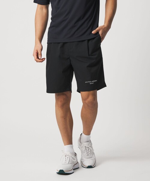 UNITED ARROWS GOLF(ユナイテッドアローズゴルフ)の「メンズ ミニリップ ショートパンツ 防しわ 2WAYストレッチ(その他パンツ・メンズ・ブラック/ライム・XL/S/M/L)」の2枚目の写真