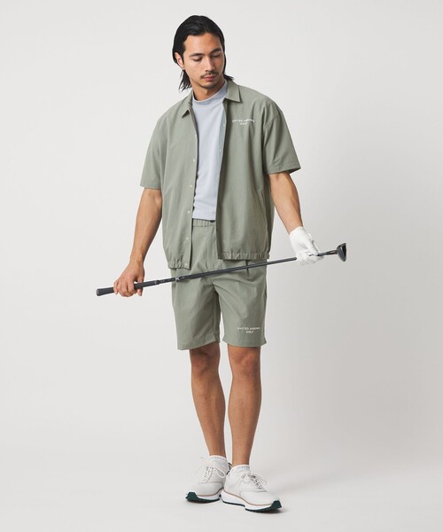 UNITED ARROWS GOLF(ユナイテッドアローズゴルフ)の「メンズ ミニリップ ショートパンツ 防しわ 2WAYストレッチ(その他パンツ・メンズ・ブラック/ライム・XL/S/M/L)」の12枚目の写真