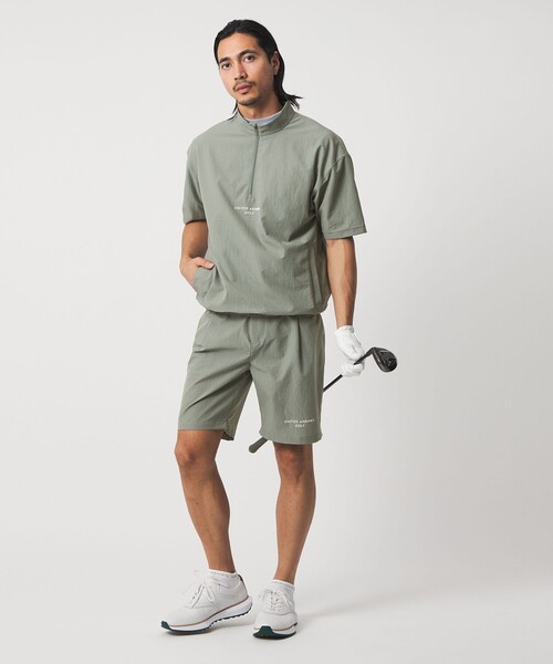 UNITED ARROWS GOLF(ユナイテッドアローズゴルフ)の「メンズ ミニリップ ショートパンツ 防しわ 2WAYストレッチ(その他パンツ・メンズ・ブラック/ライム・XL/S/M/L)」の13枚目の写真