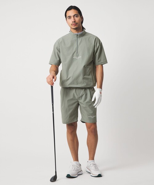 UNITED ARROWS GOLF(ユナイテッドアローズゴルフ)の「メンズ ミニリップ ショートパンツ 防しわ 2WAYストレッチ(その他パンツ・メンズ・ブラック/ライム・XL/S/M/L)」の14枚目の写真