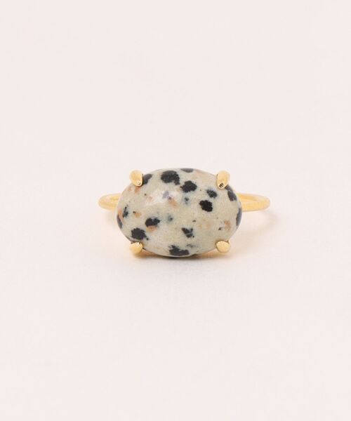 tone（トーン）の「【mastea】シルバー925(18KGP)/天然石大粒リング横1(MA)（リング・レディース・その他・13号）」の6枚目の写真