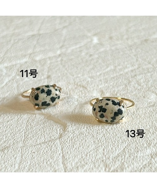tone（トーン）の「【mastea】シルバー925(18KGP)/天然石大粒リング横1(MA)（リング・レディース・その他・13号）」の7枚目の写真