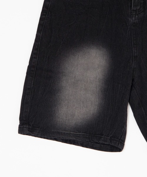 Figments（フィグメンツ）の「リンクルハーフデニム（デニムパンツ・レディース・ブラック・MEDIUM/LARGE）」の10枚目の写真