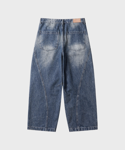 LEIRE（ルアール）の「カーブドラインウォッシングパンツ [フェイドブルー]（デニムパンツ・メンズ・その他・MEDIUM/LARGE/X-LARGE）」の8枚目の写真