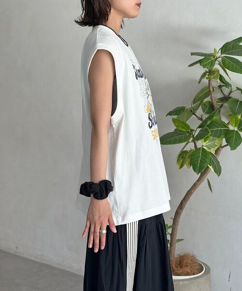 CPCM(シーピーシーエム)の「パウダー加工ノースリ(キャミソール・メンズ・レッド/ホワイト/ブラック・MEDIUM/LARGE)」の9枚目の写真