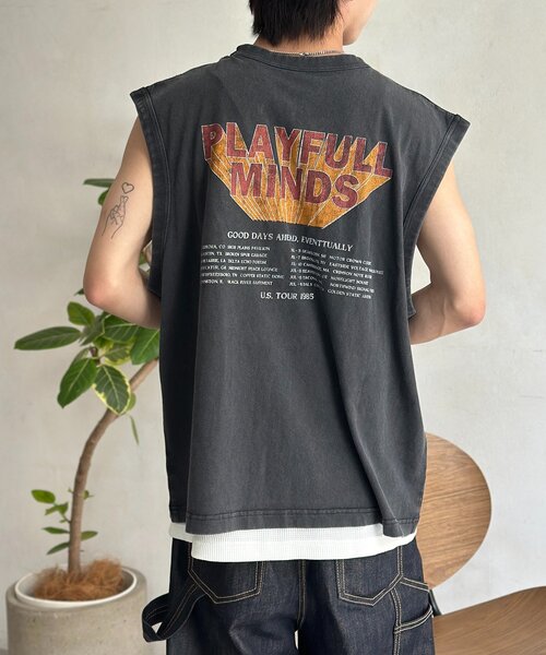CPCM(シーピーシーエム)の「パウダー加工ノースリ(キャミソール・メンズ・レッド/ホワイト/ブラック・MEDIUM/LARGE)」の14枚目の写真
