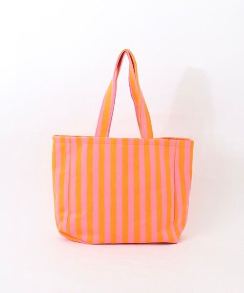 NOLLEY’S(ノーリーズ)の「【MAQWEL/マクウェル】ストライプパイルバッグ(バックパック/リュック・レディース・ブルー系その他/グリーン系その他/オレンジ系その他・FREE)」の7枚目の写真