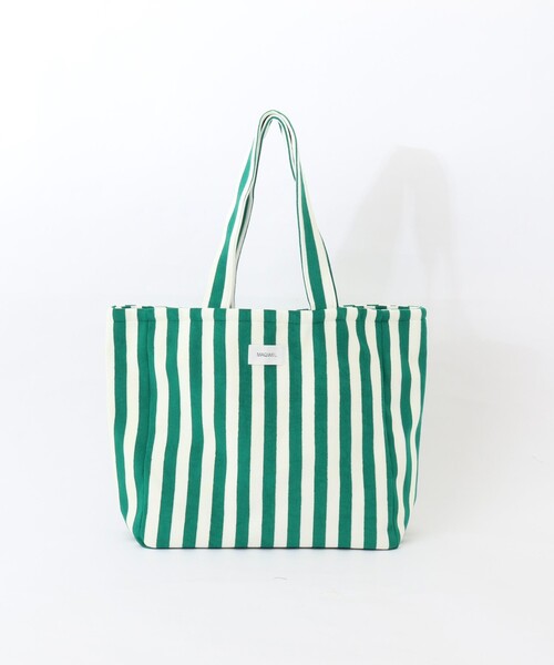 NOLLEY’S(ノーリーズ)の「【MAQWEL/マクウェル】ストライプパイルバッグ(バックパック/リュック・レディース・ブルー系その他/グリーン系その他/オレンジ系その他・FREE)」の9枚目の写真