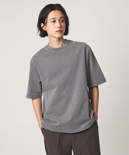 A DAY IN THE LIFE UNITED ARROWS(アデイインザライフユナイテッドアローズ)の「ピグメントダイ リラックス カットソー<A DAY IN THE LIFE>(Tシャツ/カットソー・メンズ・ライトピンク/コバルトブルー/ブラック・M/L)」の1枚目の写真