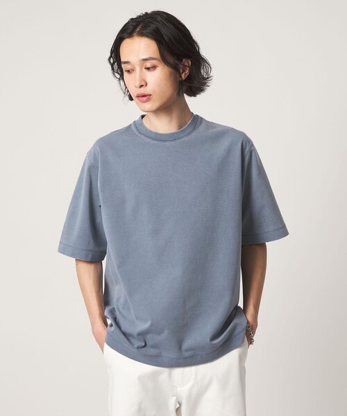 A DAY IN THE LIFE UNITED ARROWS(アデイインザライフユナイテッドアローズ)の「ピグメントダイ リラックス カットソー<A DAY IN THE LIFE>(Tシャツ/カットソー・メンズ・ライトピンク/コバルトブルー/ブラック・M/L)」の4枚目の写真
