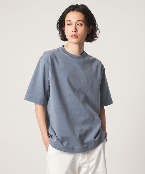 A DAY IN THE LIFE UNITED ARROWS(アデイインザライフユナイテッドアローズ)の「ピグメントダイ リラックス カットソー<A DAY IN THE LIFE>(Tシャツ/カットソー・メンズ・ライトピンク/コバルトブルー/ブラック・M/L)」の5枚目の写真