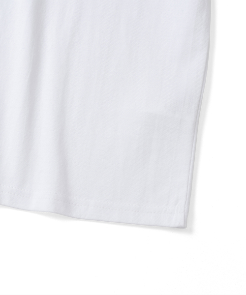 KNITTED(ニッティド)の「ヘブンリーバーニングハートクロップTシャツホワイト(Tシャツ/カットソー・メンズ・ホワイト・MEDIUM/LARGE/X-LARGE)」の4枚目の写真