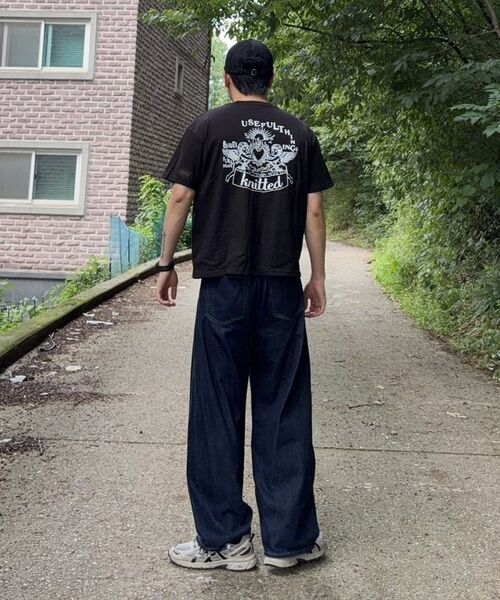 KNITTED(ニッティド)の「ヘブンリーバーニングハートクロップTシャツホワイト(Tシャツ/カットソー・メンズ・ホワイト・MEDIUM/LARGE/X-LARGE)」の10枚目の写真