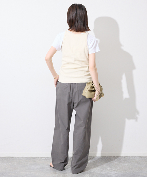 CAROUSE LAMBRA(ケラウズランブラ)の「CaRouseLamBRa/ケラウズランブラ リブキャミソール 251-380 REGULAR(Tシャツ/カットソー・レディース・レッド/アイボリー・FREE)」の19枚目の写真