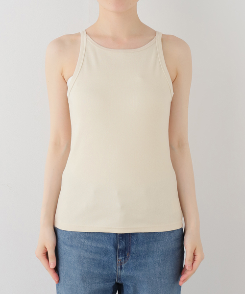 CAROUSE LAMBRA(ケラウズランブラ)の「CaRouseLamBRa/ケラウズランブラ リブキャミソール 251-380 REGULAR(Tシャツ/カットソー・レディース・レッド/アイボリー・FREE)」の7枚目の写真