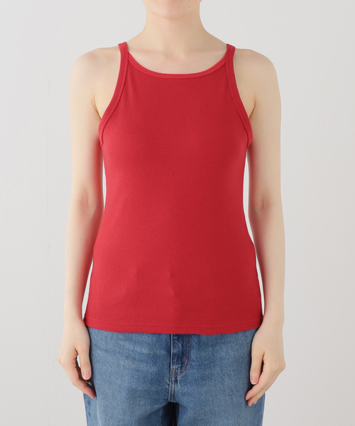 CAROUSE LAMBRA(ケラウズランブラ)の「CaRouseLamBRa/ケラウズランブラ リブキャミソール 251-380 REGULAR(Tシャツ/カットソー・レディース・レッド/アイボリー・FREE)」の14枚目の写真