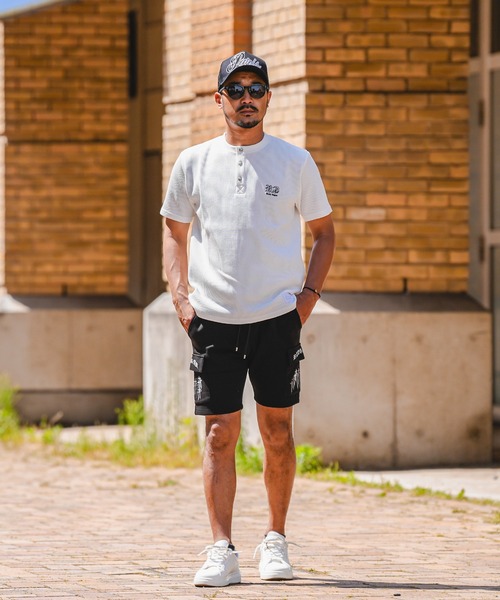 adamsJUGGLER（アダムスジャグラー）の「RTEG H/ネック OE ティー（Tシャツ/カットソー・メンズ・ホワイト/ブラック・S/XXL/XL/L/M）」の7枚目の写真