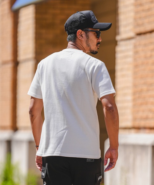 adamsJUGGLER（アダムスジャグラー）の「RTEG H/ネック OE ティー（Tシャツ/カットソー・メンズ・ホワイト/ブラック・S/XXL/XL/L/M）」の14枚目の写真