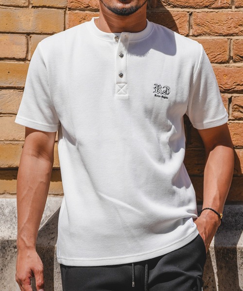 adamsJUGGLER（アダムスジャグラー）の「RTEG H/ネック OE ティー（Tシャツ/カットソー・メンズ・ホワイト/ブラック・S/XXL/XL/L/M）」の15枚目の写真