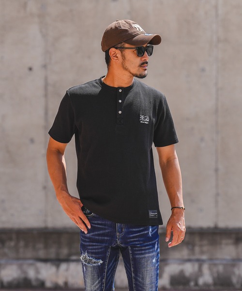 adamsJUGGLER（アダムスジャグラー）の「RTEG H/ネック OE ティー（Tシャツ/カットソー・メンズ・ホワイト/ブラック・S/XXL/XL/L/M）」の18枚目の写真