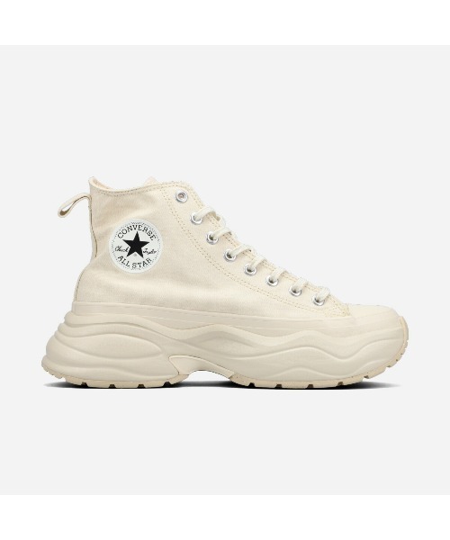 CONVERSE(コンバース)の「CONVERSE ALL STAR (R) SURGETRAINER HI / コンバース オールスター (R) サージトレーナー ハイ / 31313150(スニーカー・レディース・ベージュ・27.5cm/26.5cm/25.5cm/24.5cm/22cm/22.5cm/23cm/26cm/27cm/28cm/29cm/23.5cm/24cm/24.5㎝/25cm)」の3枚目の写真