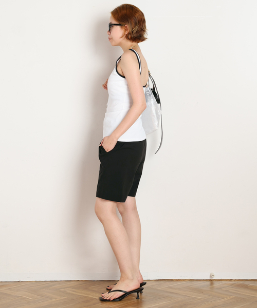 AP STUDIO（エーピーストゥディオ）の「【DAWN/ダン】BICOLOR TANKTOP（その他アンダーウェア/インナー・レディース・ホワイト/ブラウン・FREE）」の21枚目の写真