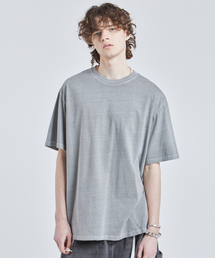 ヴィンテージピグメントTシャツ (グレー)