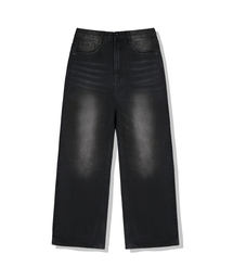 BASIC LABEL（ベーシックラベル）の「Logic balloon wide-washed denim pants 4 Color [BLBD_5013]（デニムパンツ）」
