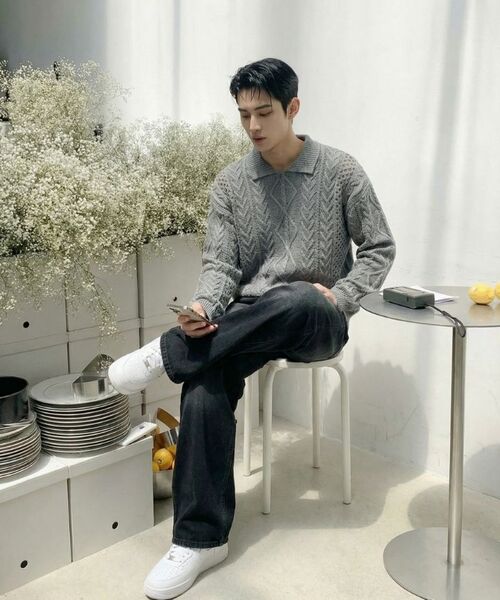 BASIC LABEL（ベーシックラベル）の「Logic balloon wide-washed denim pants 4 Color [BLBD_5013]（デニムパンツ・レディース・ブラック/イエロー× ブルー/ブルーグレー/チャコール・X-SMALL/SMALL/MEDIUM/LARGE/X-LARGE/2XL）」の10枚目の写真