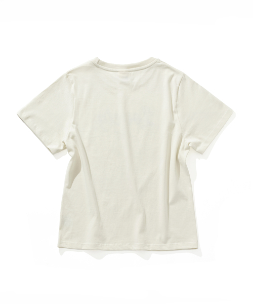 Between A and B（ビトウィーンエイアンドビー）の「愛らしい少女グラフィックTシャツ[クリーム]（Tシャツ/カットソー・レディース・クリーム・FREE）」の5枚目の写真