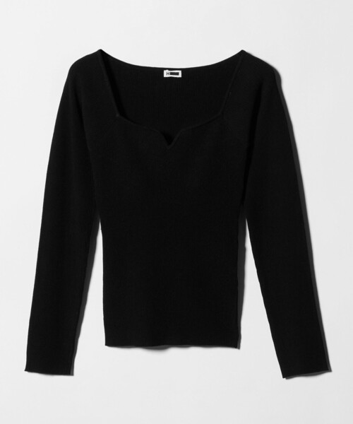 H　BEAUTY&YOUTH UNITED ARROWS（エイチビューティーアンドユースユナイテッドアローズ）の「＜H＞キーネック リブ ニットプルオーバー（ニット/セーター・レディース・ベージュ・FREE）」の10枚目の写真