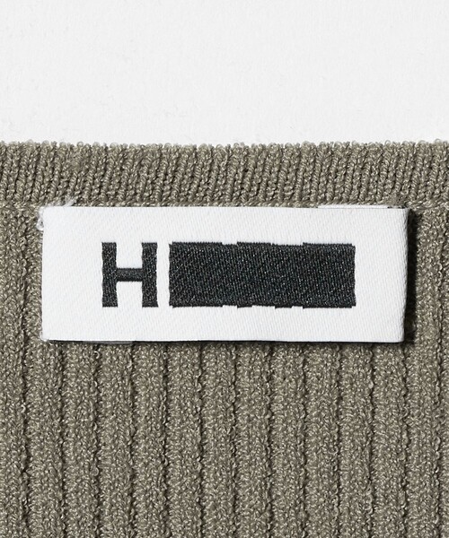 H　BEAUTY&YOUTH UNITED ARROWS（エイチビューティーアンドユースユナイテッドアローズ）の「＜H＞キーネック リブ ニットプルオーバー（ニット/セーター・レディース・ベージュ・FREE）」の13枚目の写真