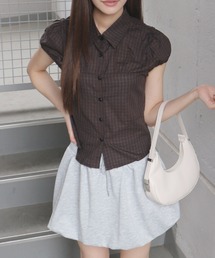 CeLess（セレス）の「Retro Check Blouse / レトロチェックブラウス（シャツ/ブラウス）」