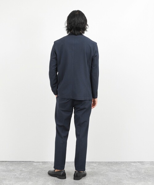 NOLLEY’S（ノーリーズ）の「《ビジカジ/セットアップ対応》Primeflex 吸水速乾 メランジ鹿の子ストレッチイージーJK 26SS（テーラードジャケット・メンズ・ブラウン/グレー/ネイビー・XL/L/M/S）」の13枚目の写真