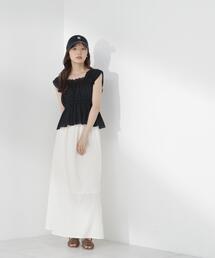 a/mie | ＜ａ＞ワッシャー風ナロースカート / 1216229700(スカート)